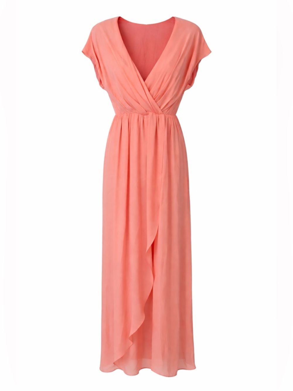 Maid by Yifat Oren 100% silk formal maxi dress, XS